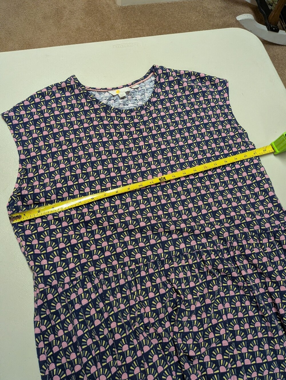 Boden Maxi Dress Sun Burst Print - Picture 4 of 7